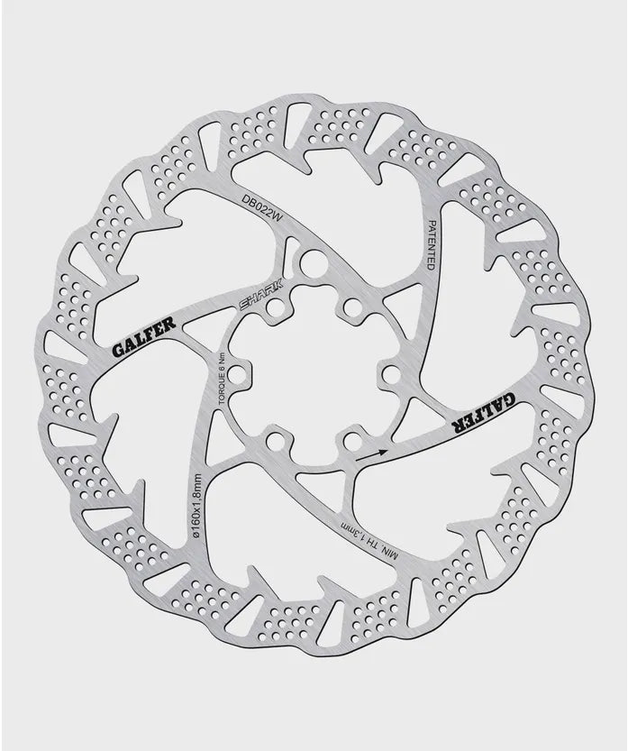 Galfer Shark Disc Rotor - 6 Bolt