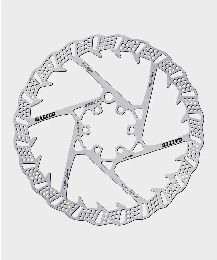 Galfer Shark Disc Rotor - 6 Bolt