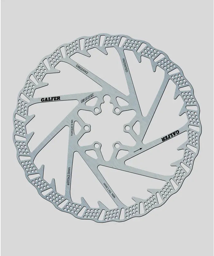 Galfer Shark Disc Rotor - 6 Bolt