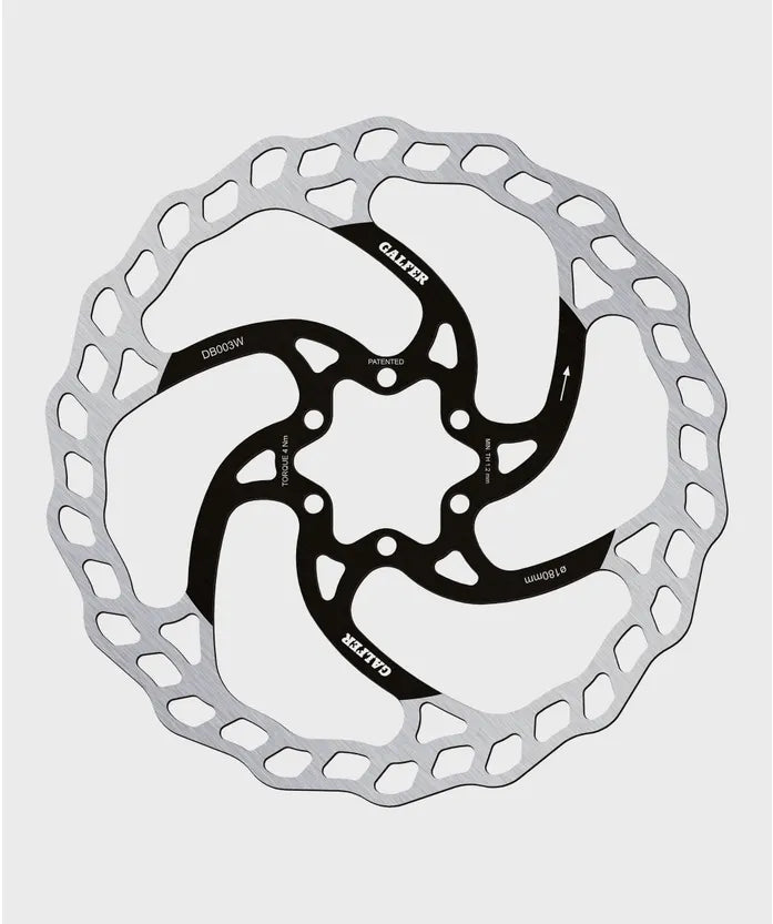 Galfer Wave Disc Rotor - 6 Bolt